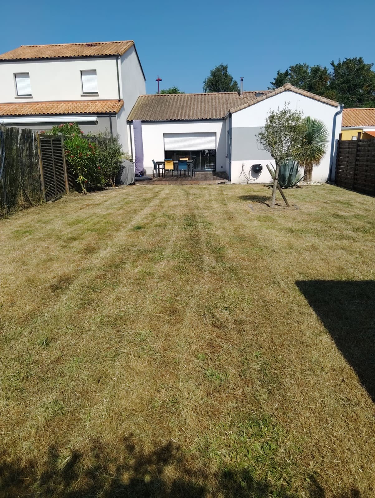 Après : Remise en état du jardin